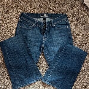 New York & Company Indigo Flare Jeans